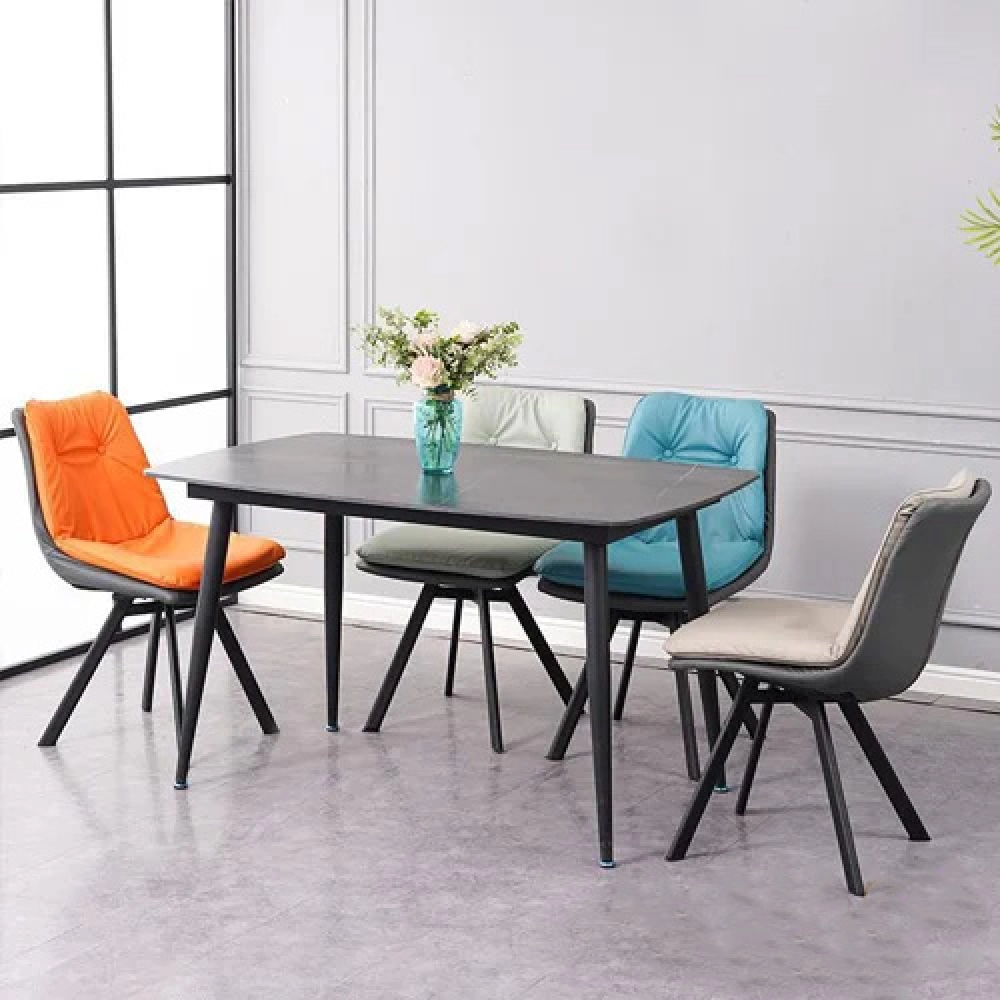 Bộ bàn ăn mặt đá 4 ghế hiện đại- Mã: T162-14-4×2127