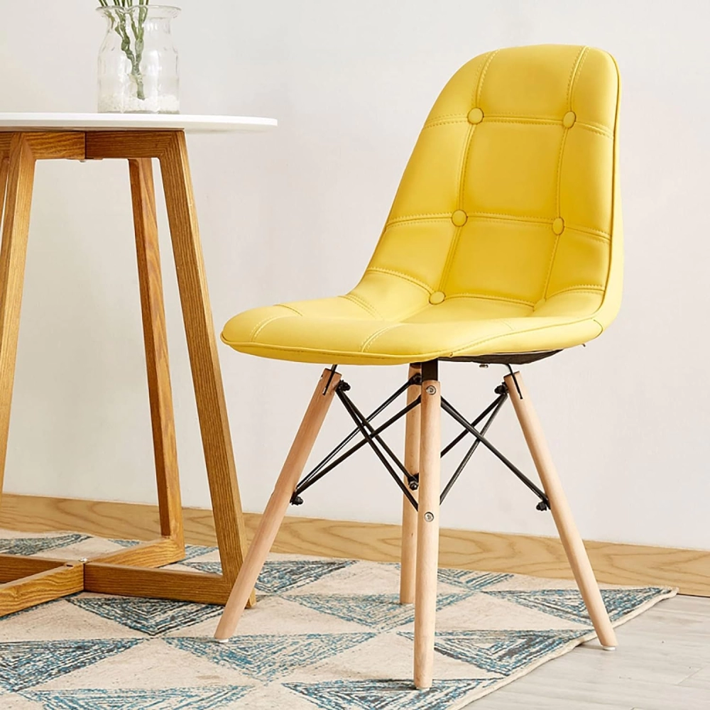Ghế cafe tiếp khách lưng nệm có nút nhập khẩu đẹp- Mã: 252