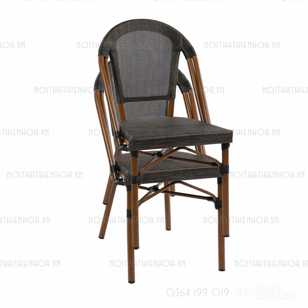 Ghế cafe sân vườn nệm lưới- Mã: 282A