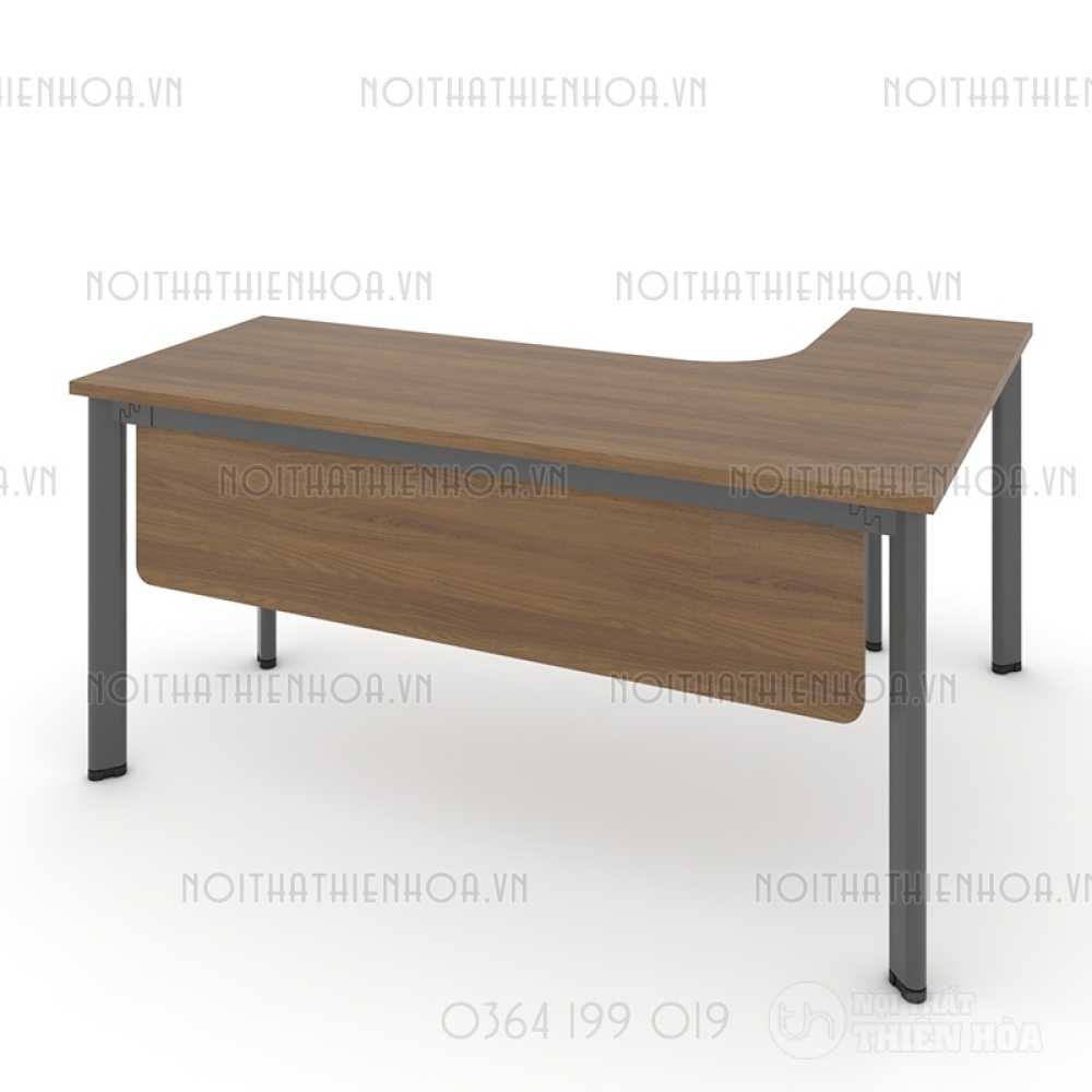 Bàn chân Oval chữ L 1m4 OV1412LY-N