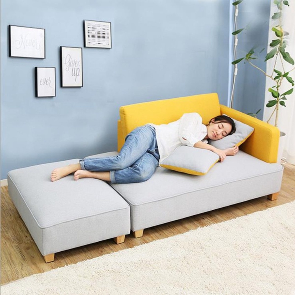Ghế Sofa gỗ tự nhiên bọc nỉ giá rẻ  SF64