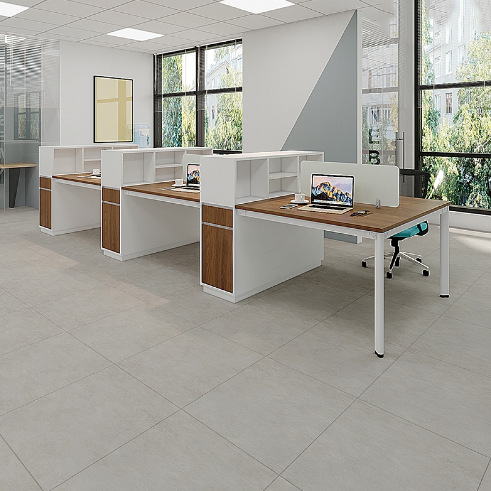 Cụm bàn làm việc 6 người chân Oval OVC03-4312