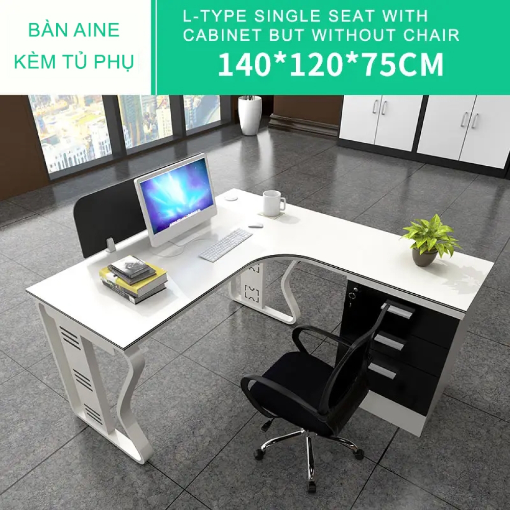 Bàn cụm văn phòng 8 người Aine