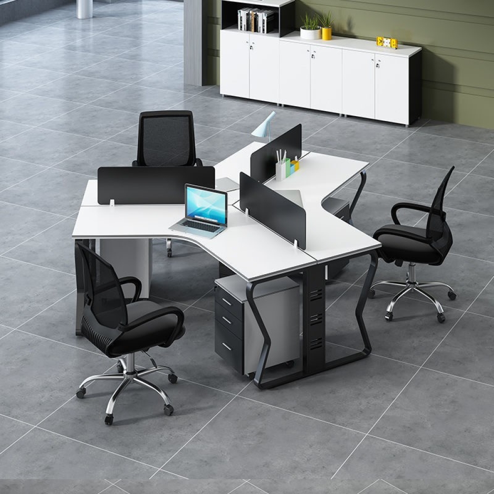 Cụm bàn làm việc 3 người chân bướm Atlas ATC02-1922