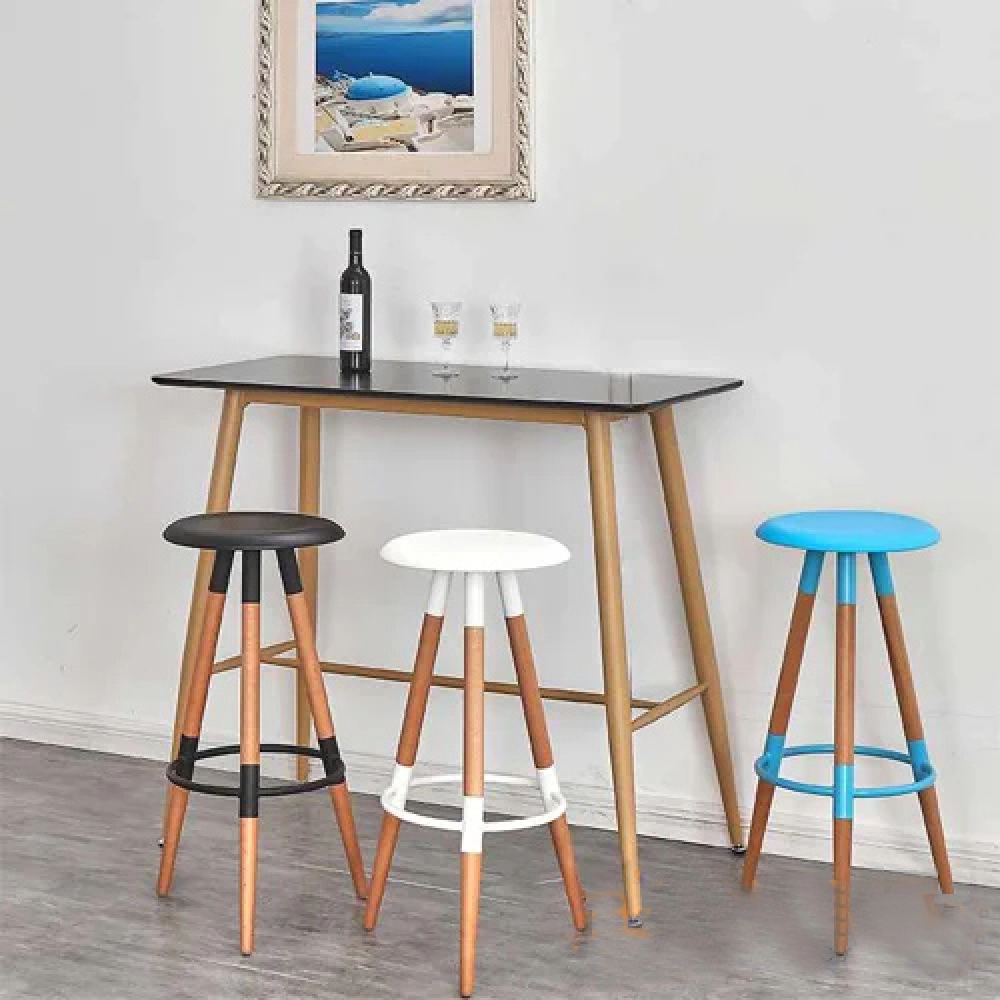 Bộ bàn ăn quầy bar 4 ghế hiện đại – Mã: T110-4×437