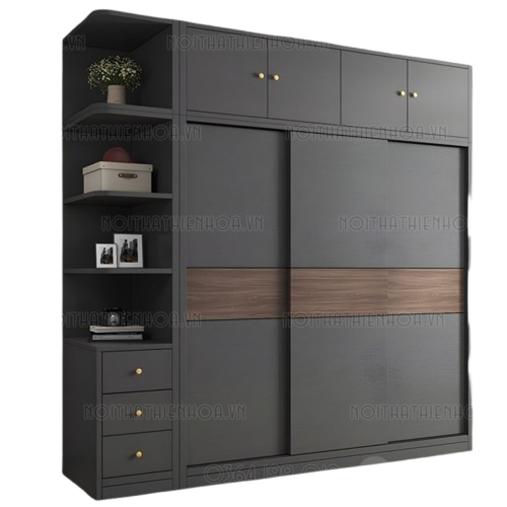 Tủ lùa 3 cánh kịch trần TA56