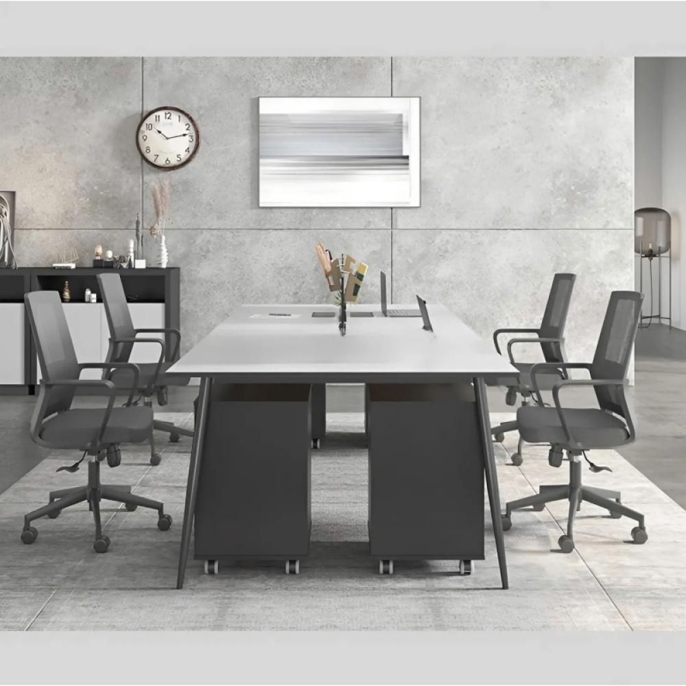 Cụm Bàn Làm Việc Team 4 Người Tối Ưu Không Gian Văn Phòng – BC90