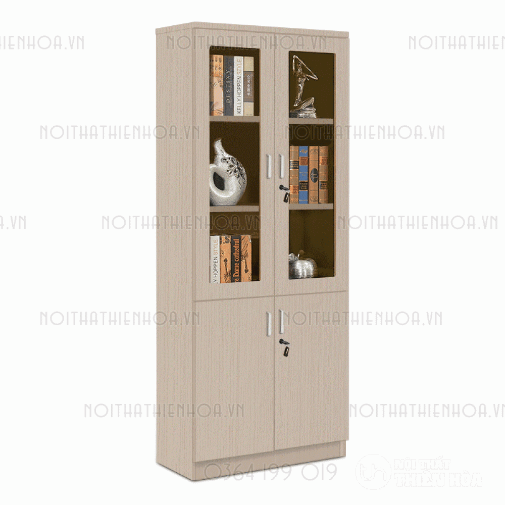 Tủ hồ sơ tài liệu 2 cánh kính