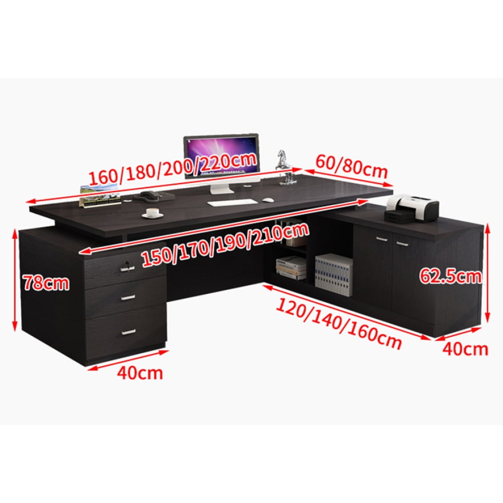 Bàn giám đốc bằng gỗ thiết kế sang trọng Keva