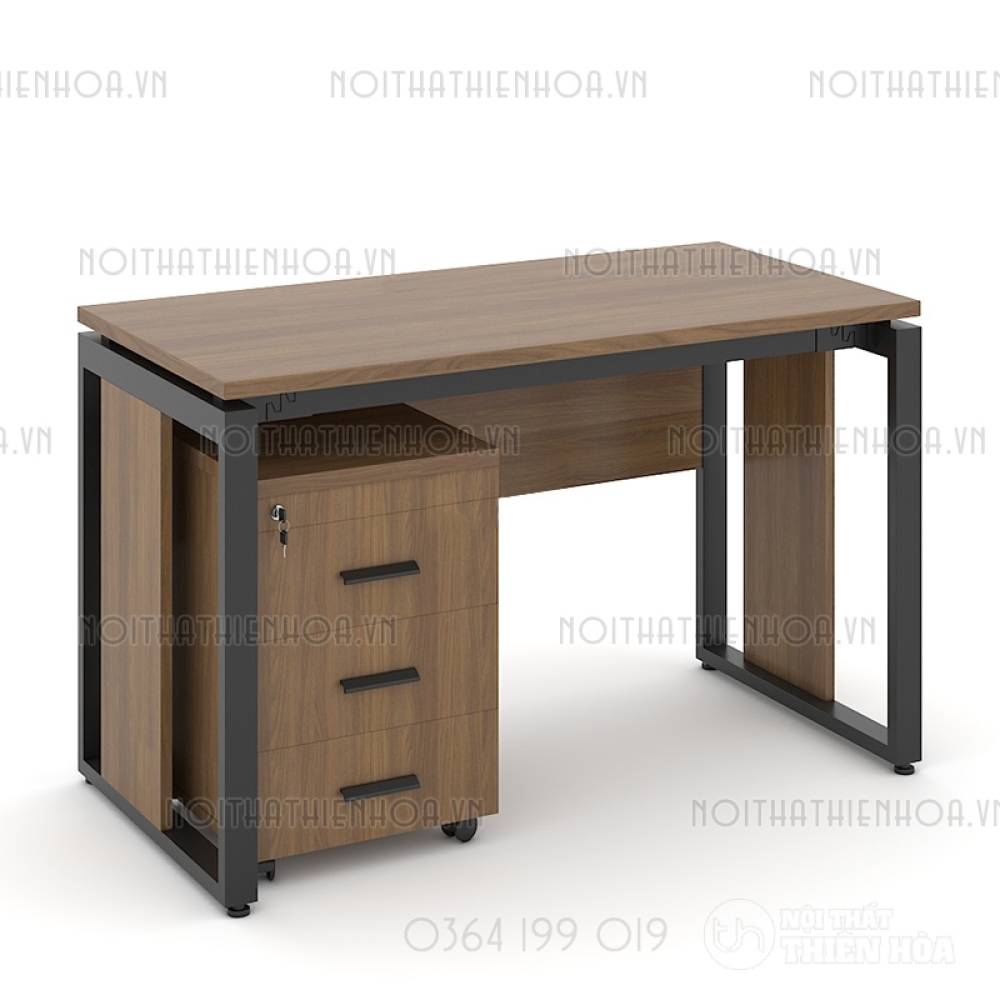 Bàn chân vuông chữ U Eos 1m2 EU12Y-1