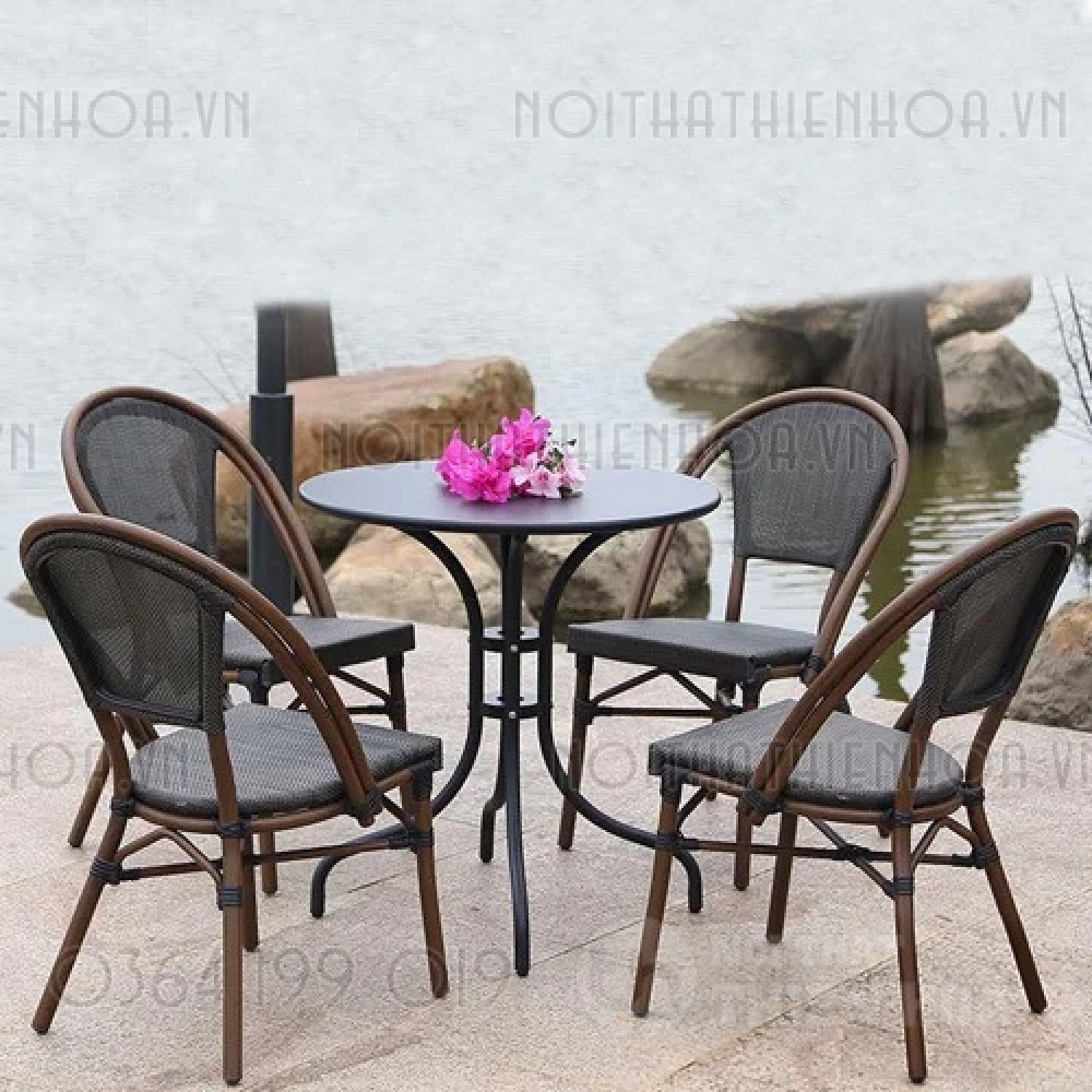 Ghế cafe sân vườn nệm lưới- Mã: 282A