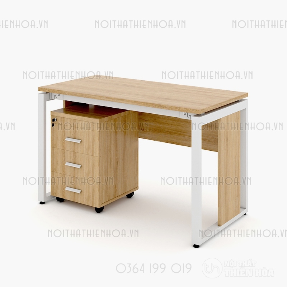 Bàn chân vuông chữ U Eos 1m2 EU12Y-1