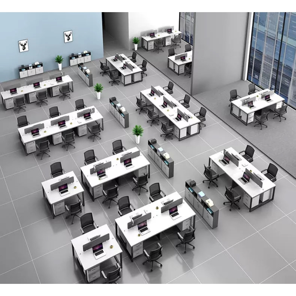 Modul văn phòng 2 người chân u