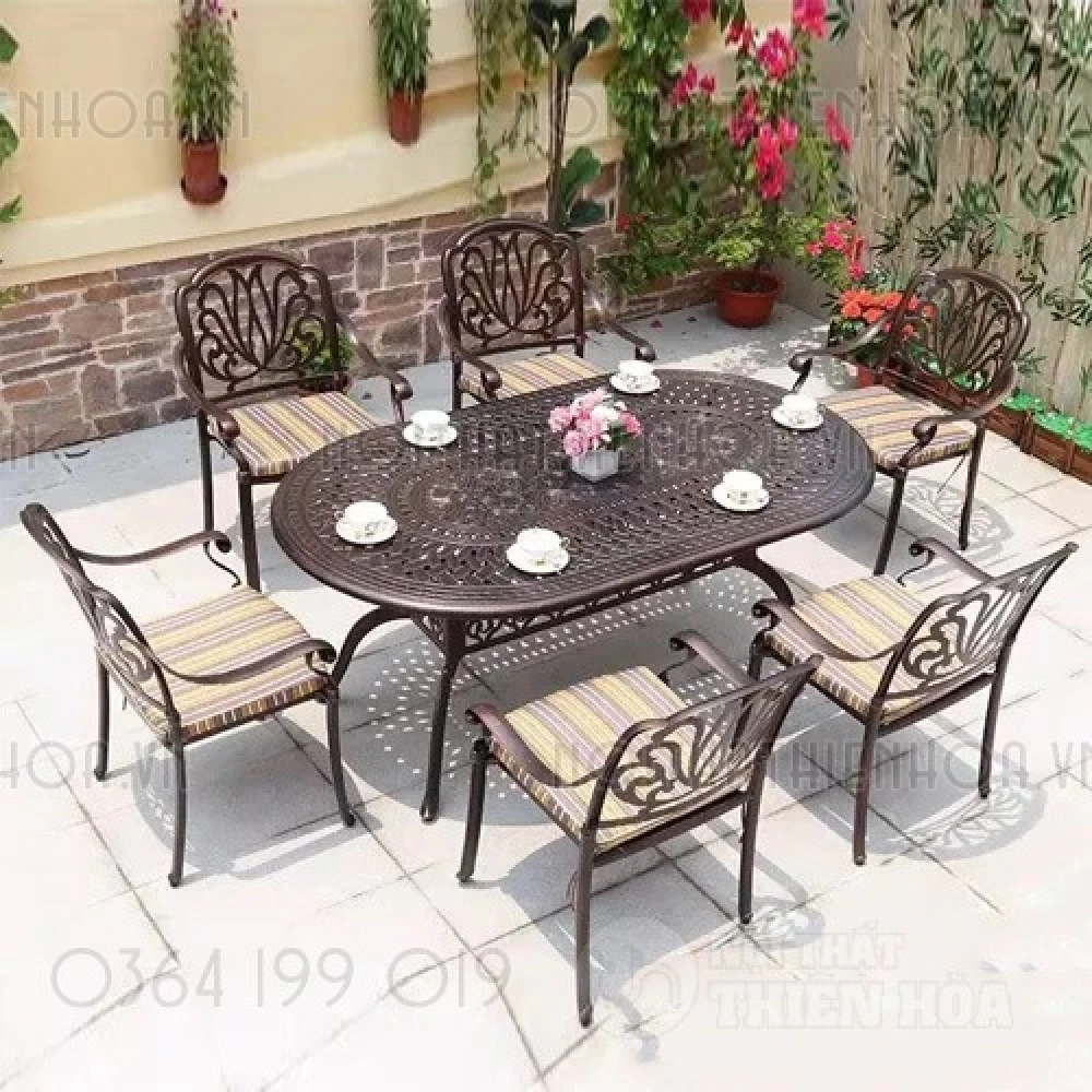 Ghế nhôm đúc ngoài trời hiện đại- Mã: 279E