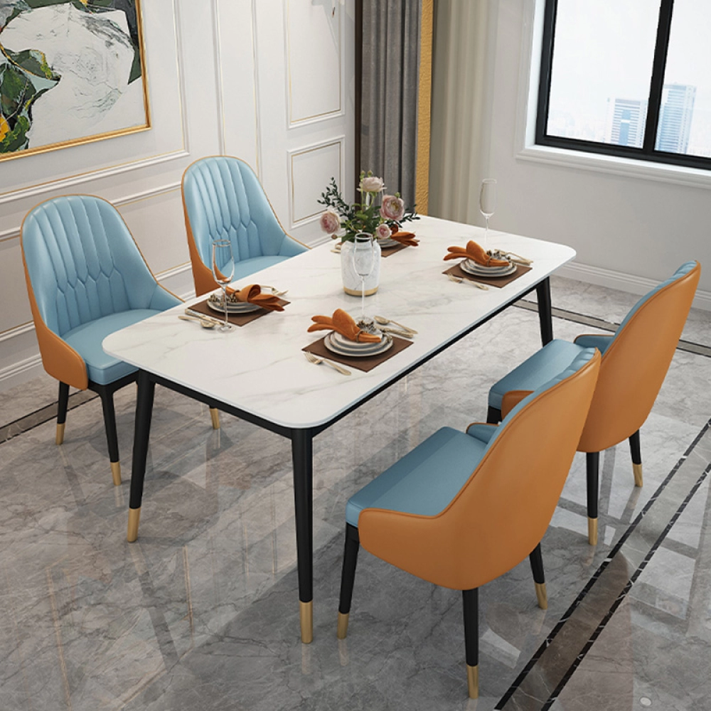 Bàn ăn mặt đá sang trọng nhập khẩu – Mã: T147