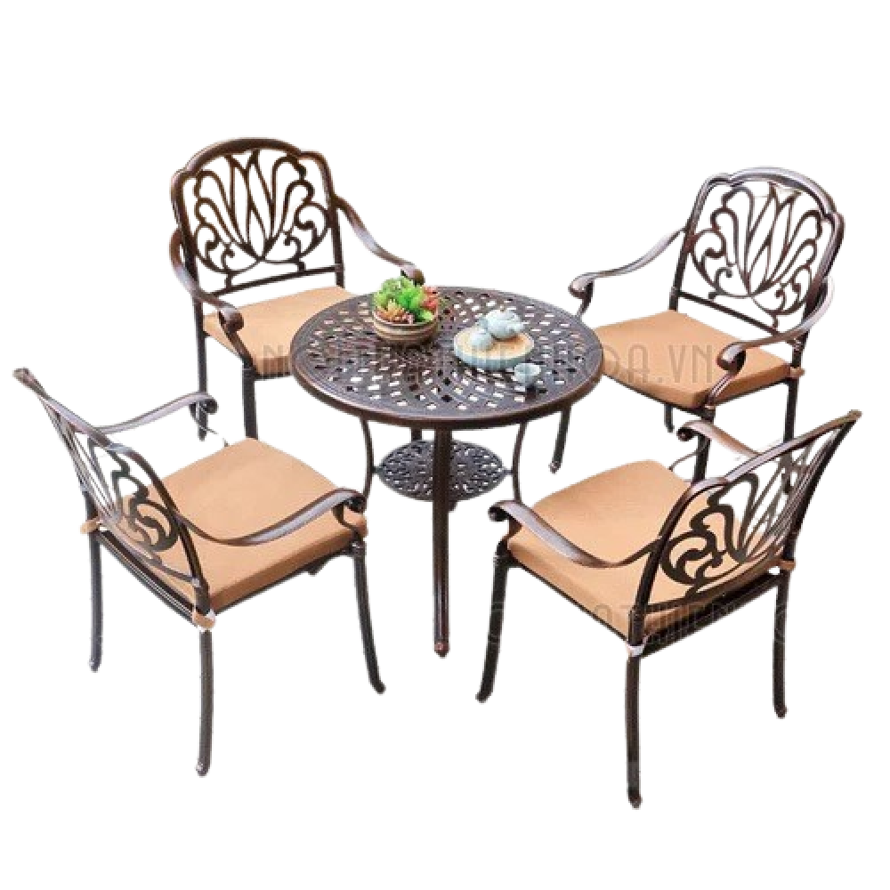 Bộ bàn ghế sân vườn sang trọng TPHCM- Mã: T145-4x279EN