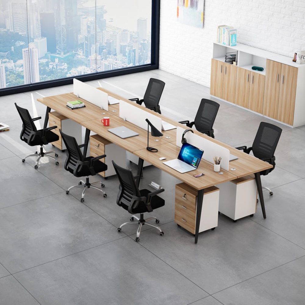 Bàn làm việc 2 người chân côn CB-COSI2-426D