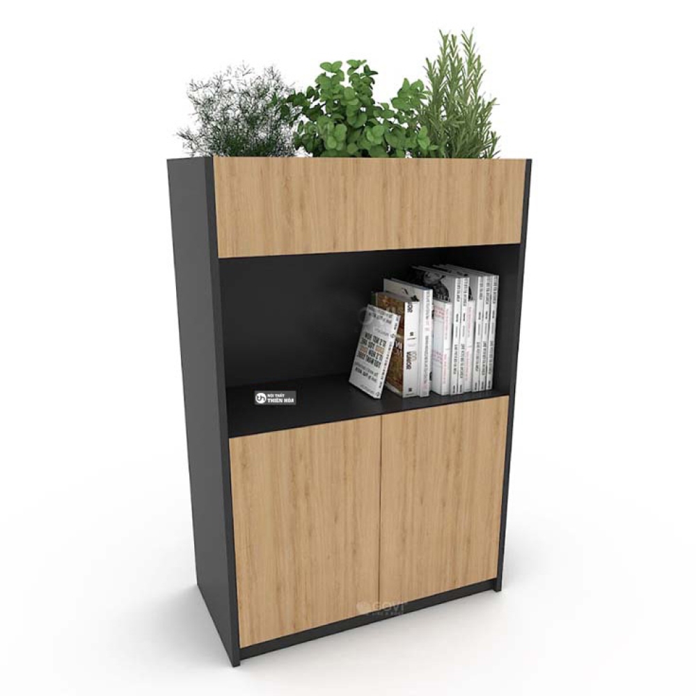 Tủ cây trang trí để hồ sơ TC2C12-426