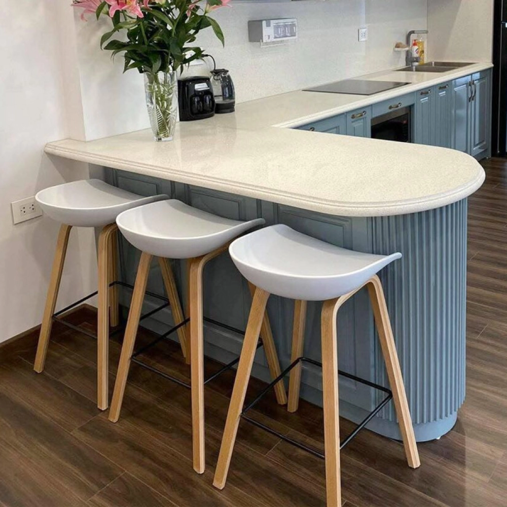 Ghế bar Hay Stool chân gỗ cao 65cm- Mã: 403A-65