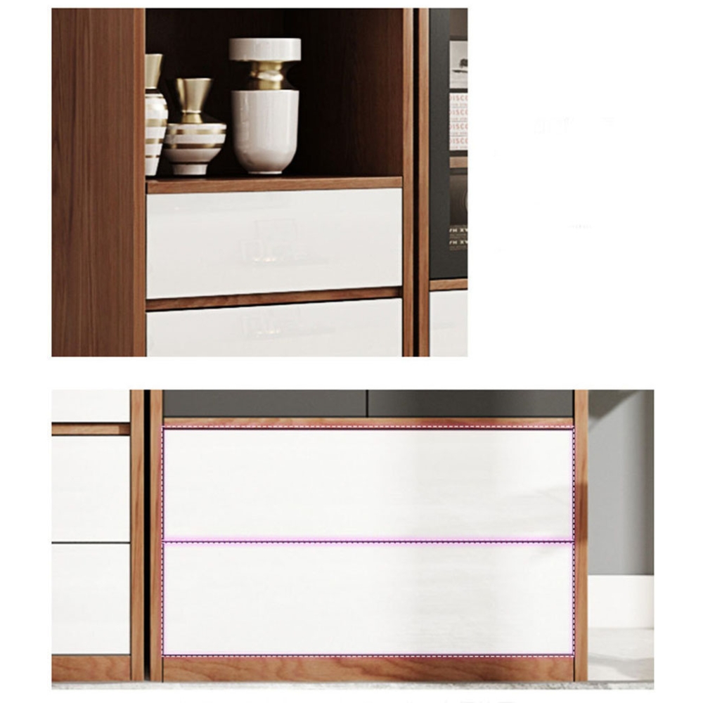 Tủ gỗ tài liệu 3 cục hiện đại – TL 01