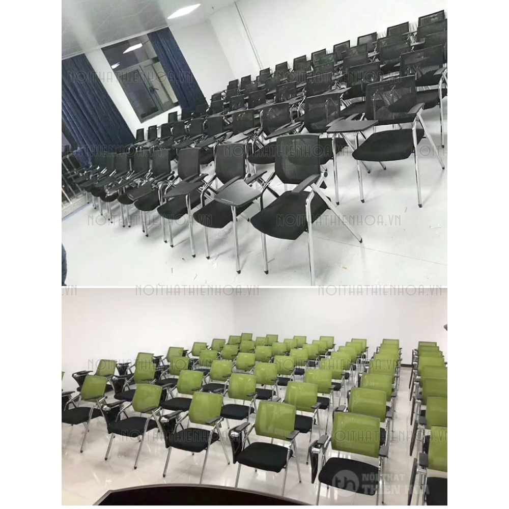 Ghế đào tạo ghế học gấp gọn liền bàn