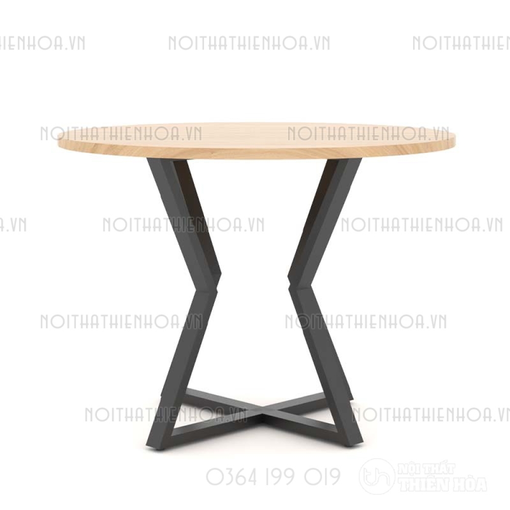 Bàn tròn chân sắt B03-80
