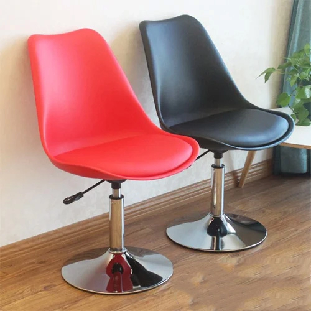 Ghế cafe, ghế ăn nhựa lót nệm chân trụ thấp – Mã: 201L