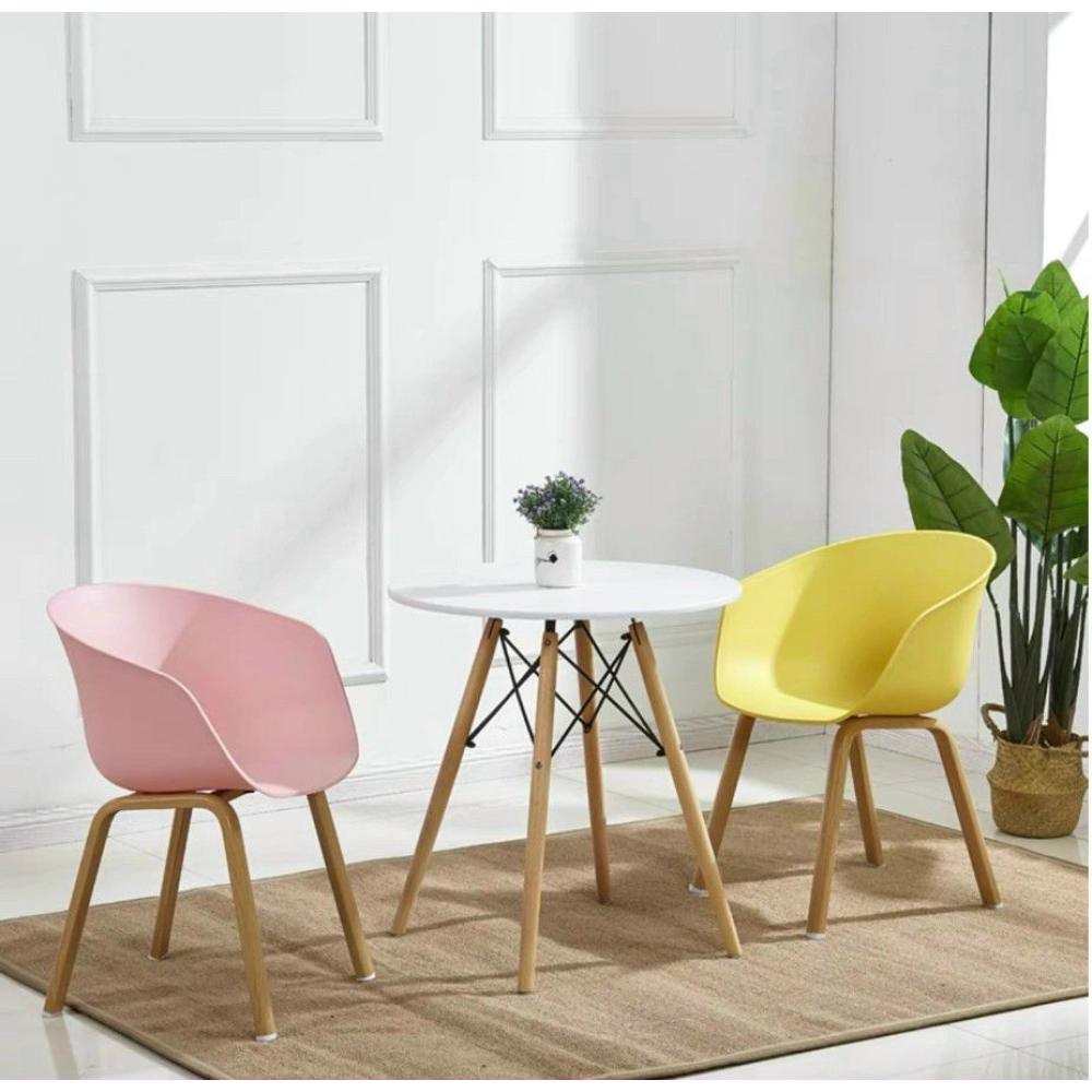 Ghế ăn hiện đại nhựa chân thép sơn tĩnh điện- Mã: 234N