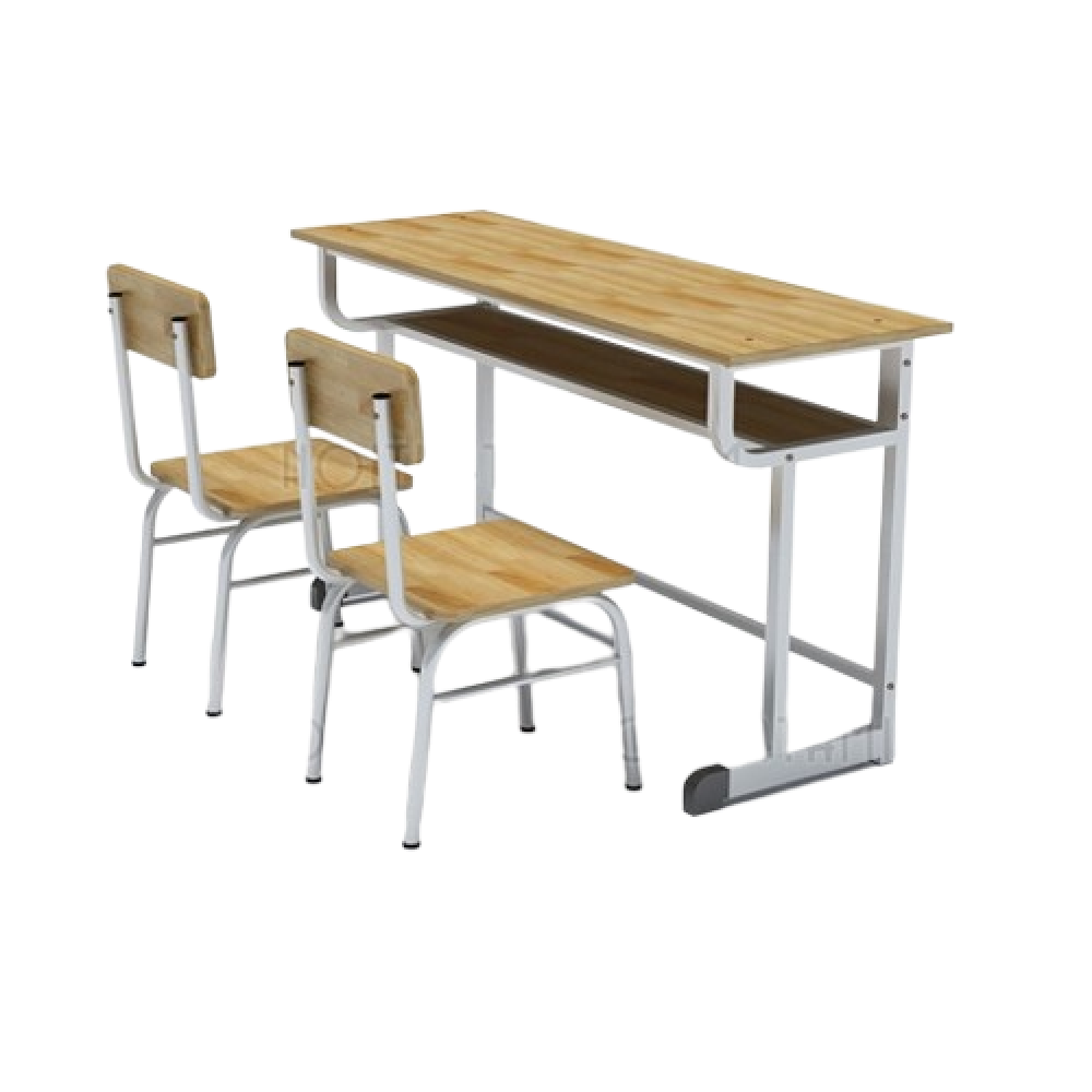 Bàn học sinh lớp học gỗ tự nhiên