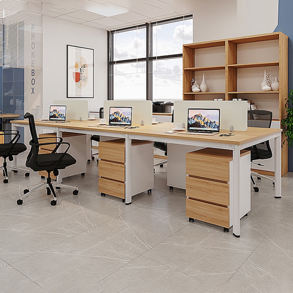 Cụm bàn làm việc 6 người chân Oval OVC01-3612