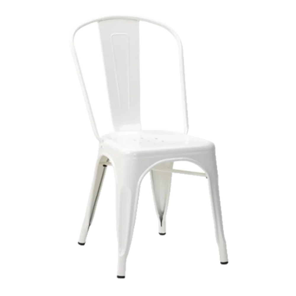 Bộ bàn ăn, cafe hiện đại cho 4 người gồm bàn tulip tròn và 4 ghế cafe tolix 303