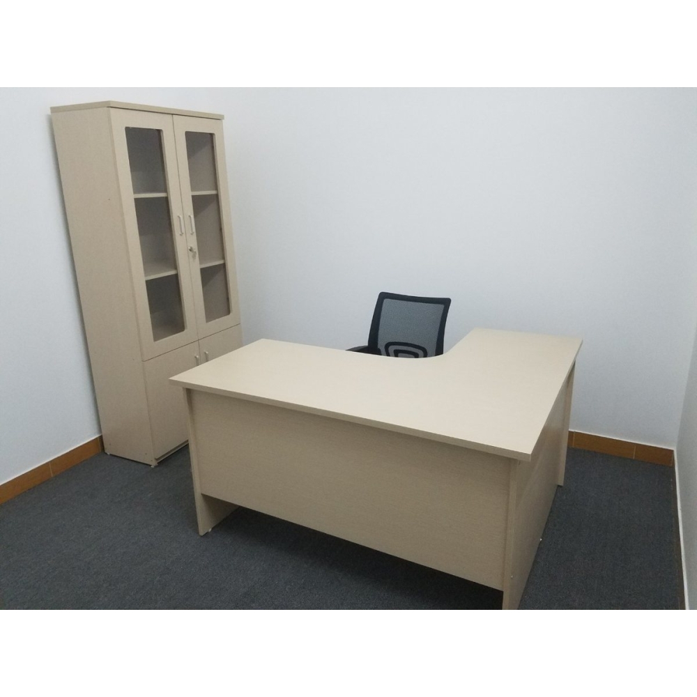 Bàn làm việc chữ L 1m6 BLVG-CL-383