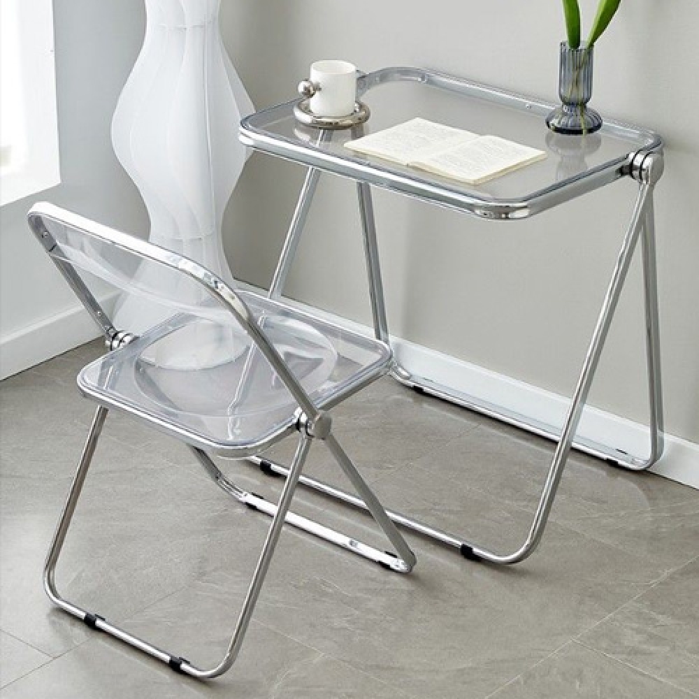Bàn trong suốt làm việc xếp gọn hiện đại- Mã: T1126