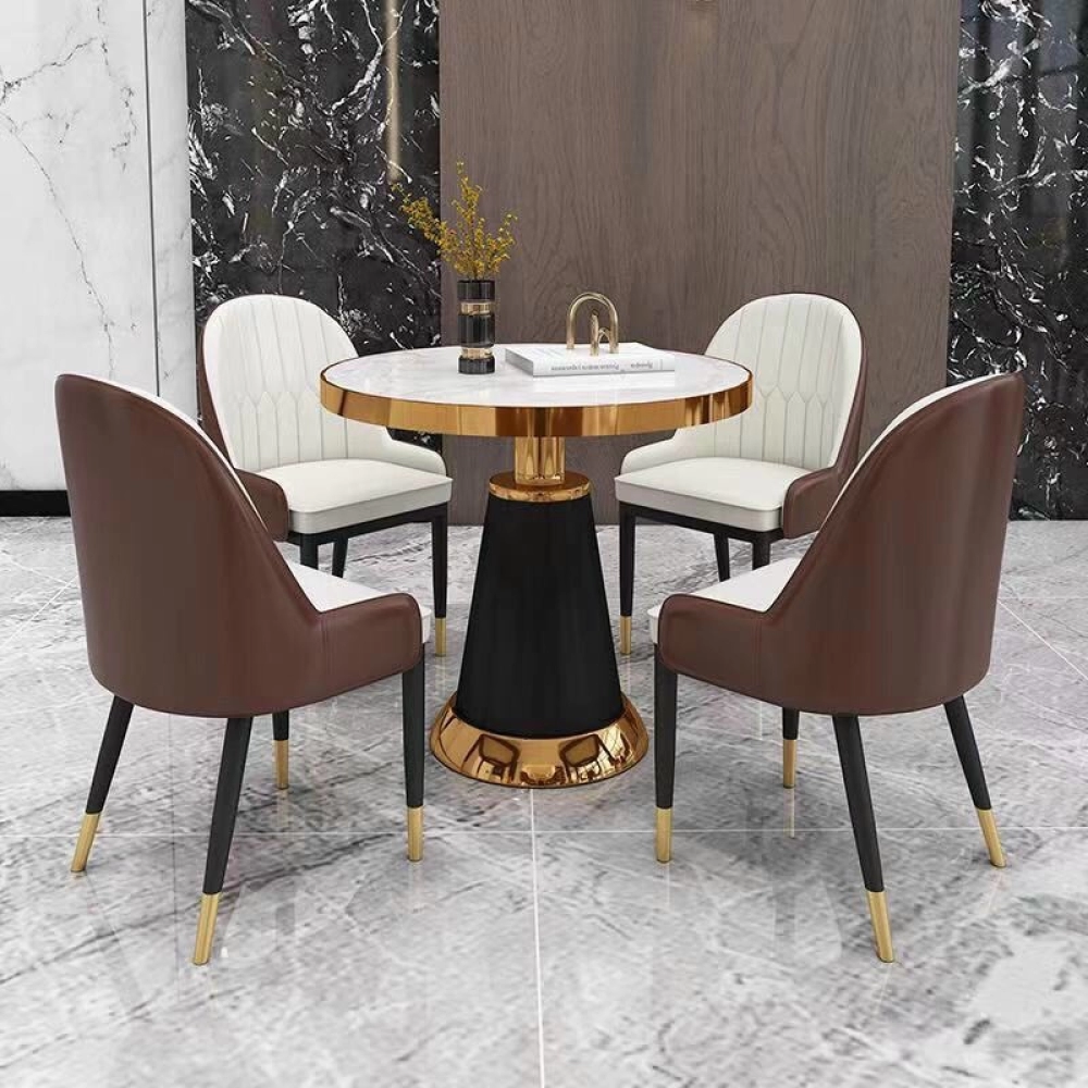 Ghế ăn nệm chân mạ sang trọng đẳng cấp – mã: 284