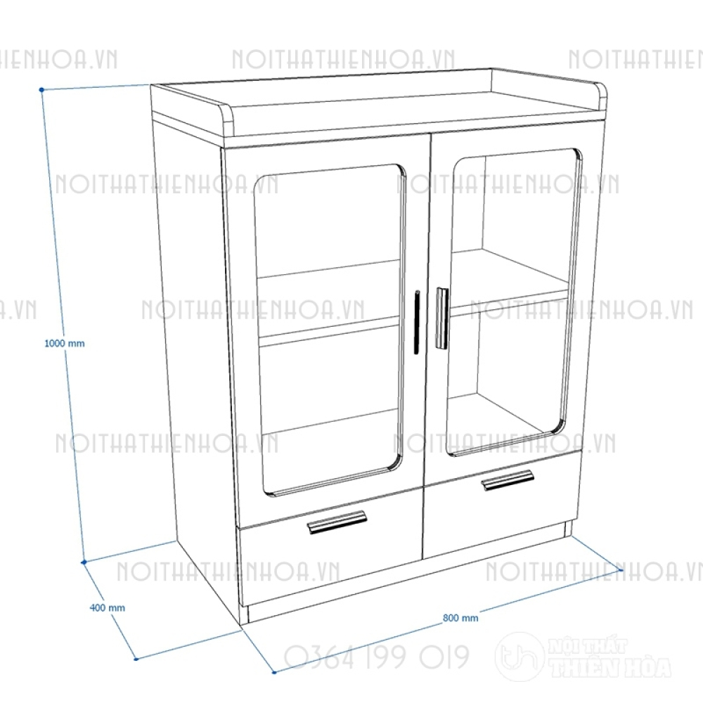 Tủ tài liệu classic CL100-02