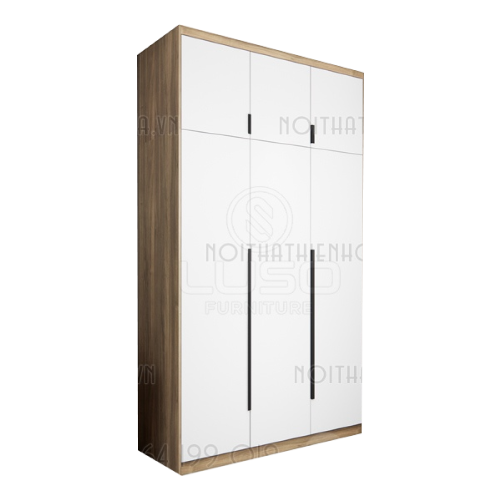 Tủ quần áo gỗ cốt xanh thái lan TA6815