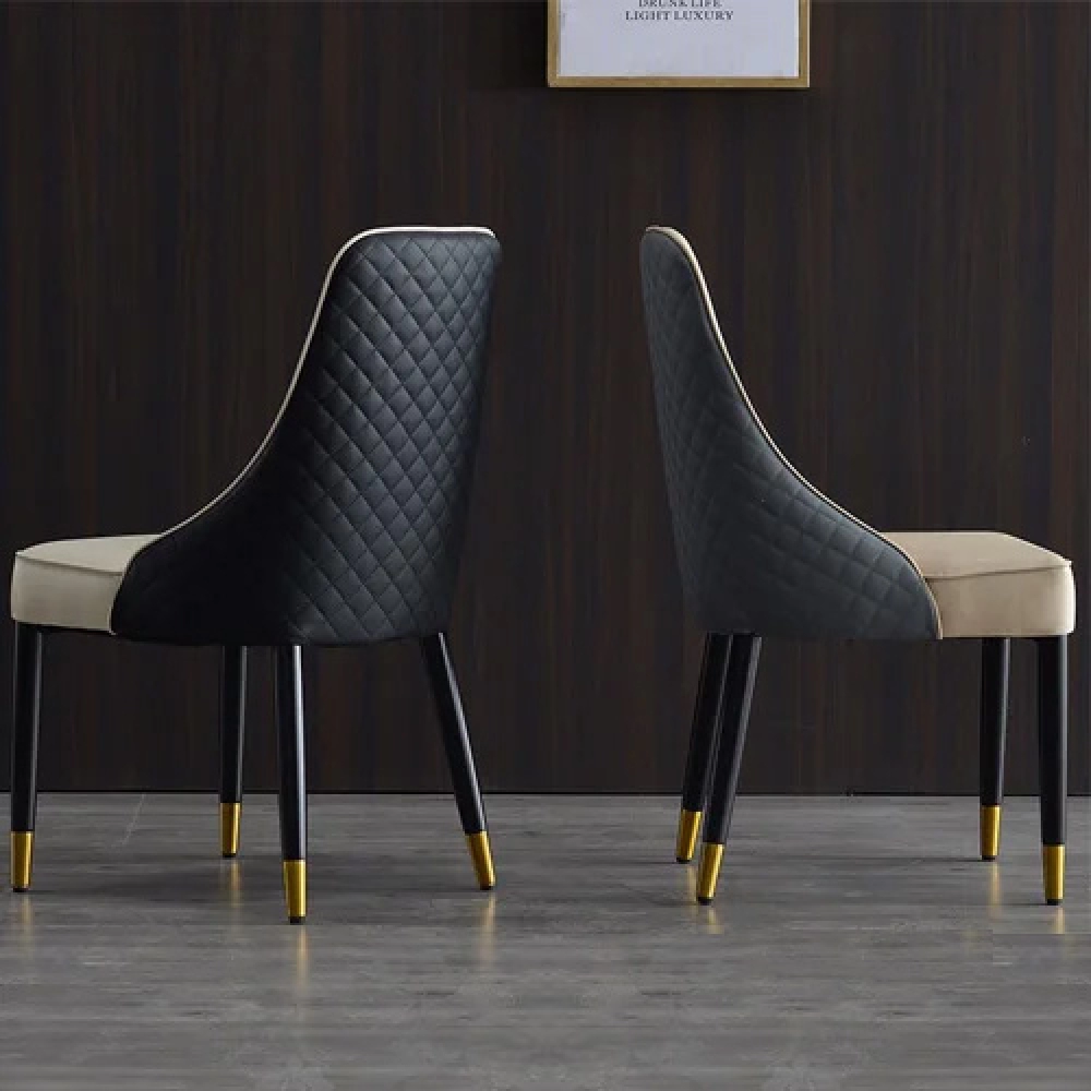 Ghế ăn bọc da chân sắt cao cấp- Mã: 2122