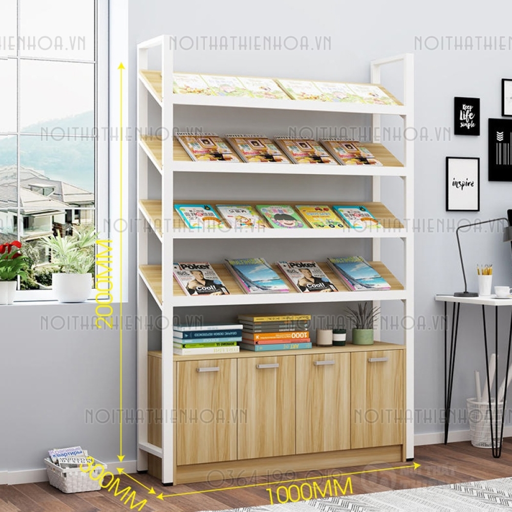Tủ kệ trang trí KTT14