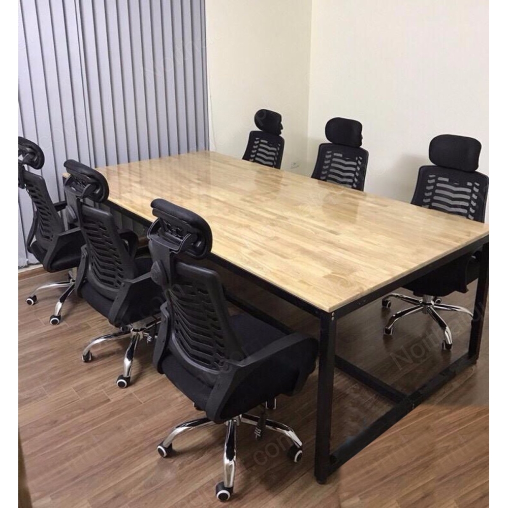 Bàn họp chân sắt giá rẻ 04