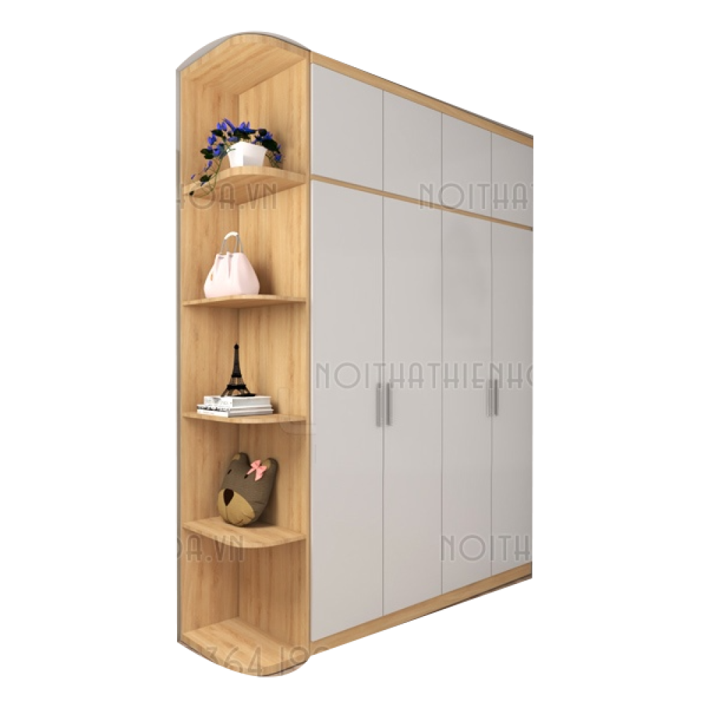 Tủ áo chung cư kịch trần 1m9x2m6 TA26
