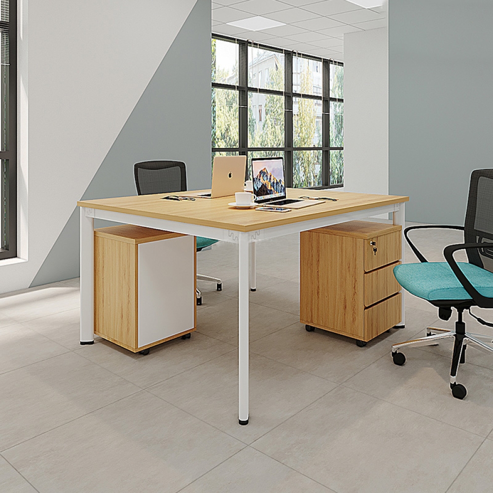 Cụm bàn làm việc 2 người chân Oval OVC01-1212