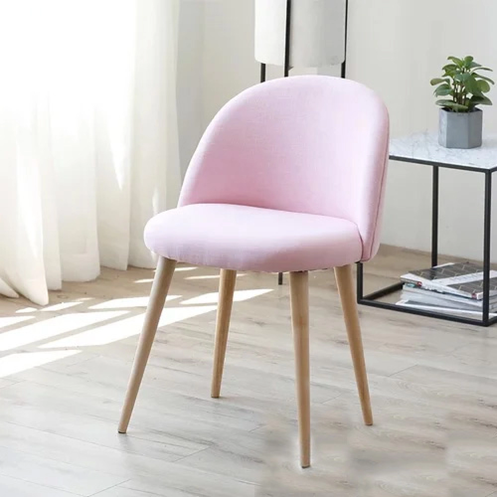 Ghế ăn bọc nệm chân gỗ trẻ trung hiện đại- Mã: 255