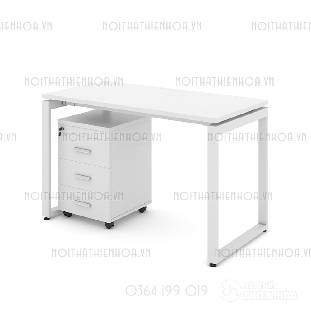 Bàn chân vuông chữ U Eos 1m2 EU12T-T