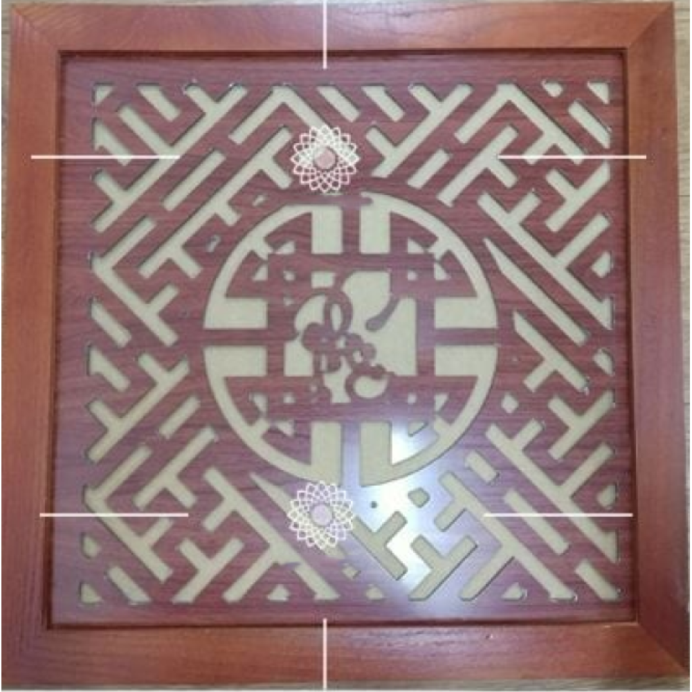 Tấm chống ám khói bàn thờ chữ phúc kích thước 41x41cm