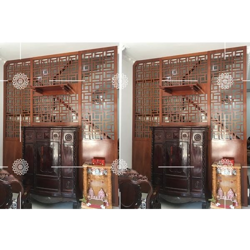 Vách ốp tường phòng thờ - VOT10