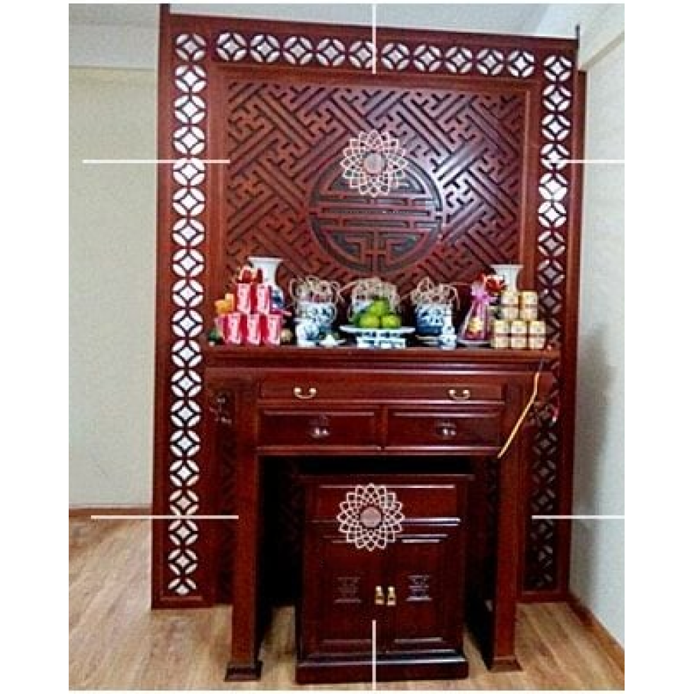 Vách ốp tường phòng thờ - VOT2