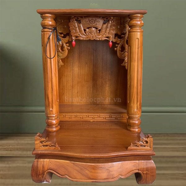 Bàn thờ thần tài ông địa căm xe 48x68cm - OĐ7