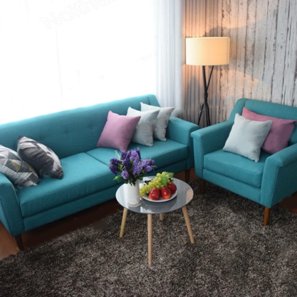 Sofa văng xanh da trời – SF-43
