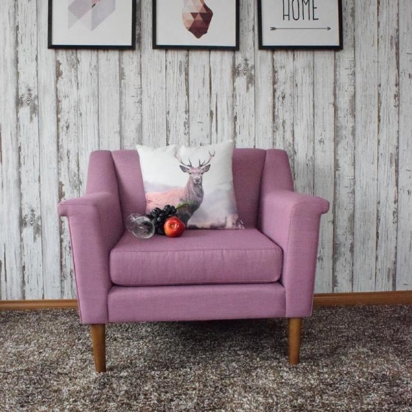Sofa nỉ đơn hồng – SF-28