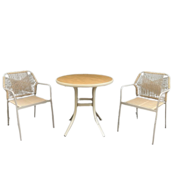 Bộ bàn ghế cafe sân vườn cao cấp- Mã: T1902-2×2802